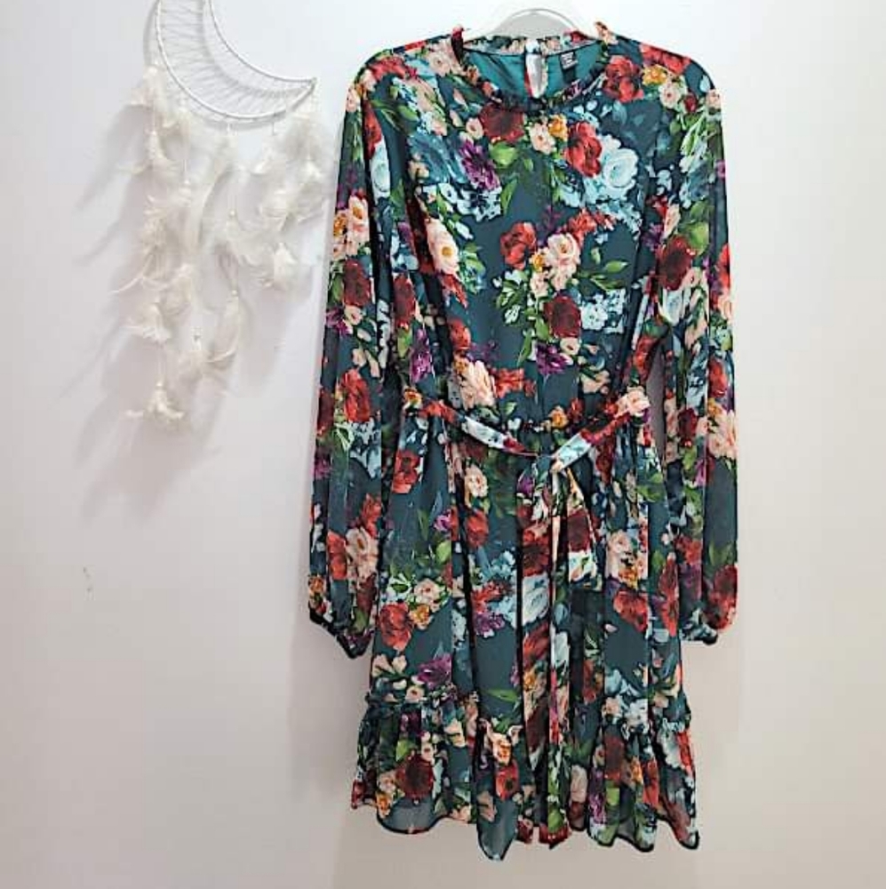 ▫️floral long sleeve dress▫️